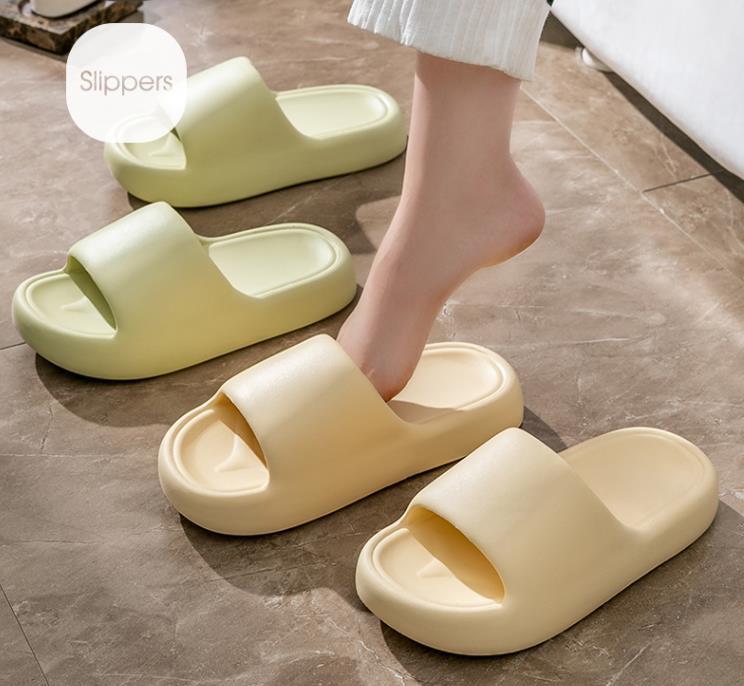 Bread Shoes Home Slippers Non-slip Indoor Bathroom Slippers - mysupplystore