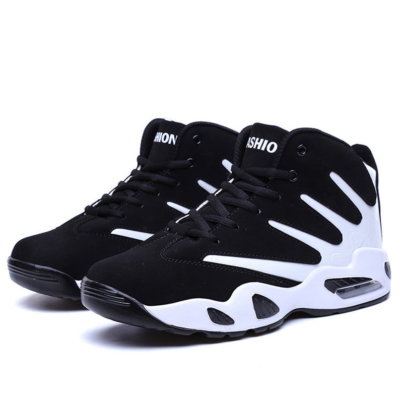 Men Air Cushion Basketball Shoes Wear-resistant Sneakers For Men Hommel Basketball Boots Sneakers Men - mysupplystore